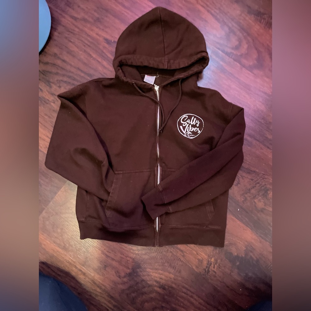 Esx brown salty vibes sweatshirt